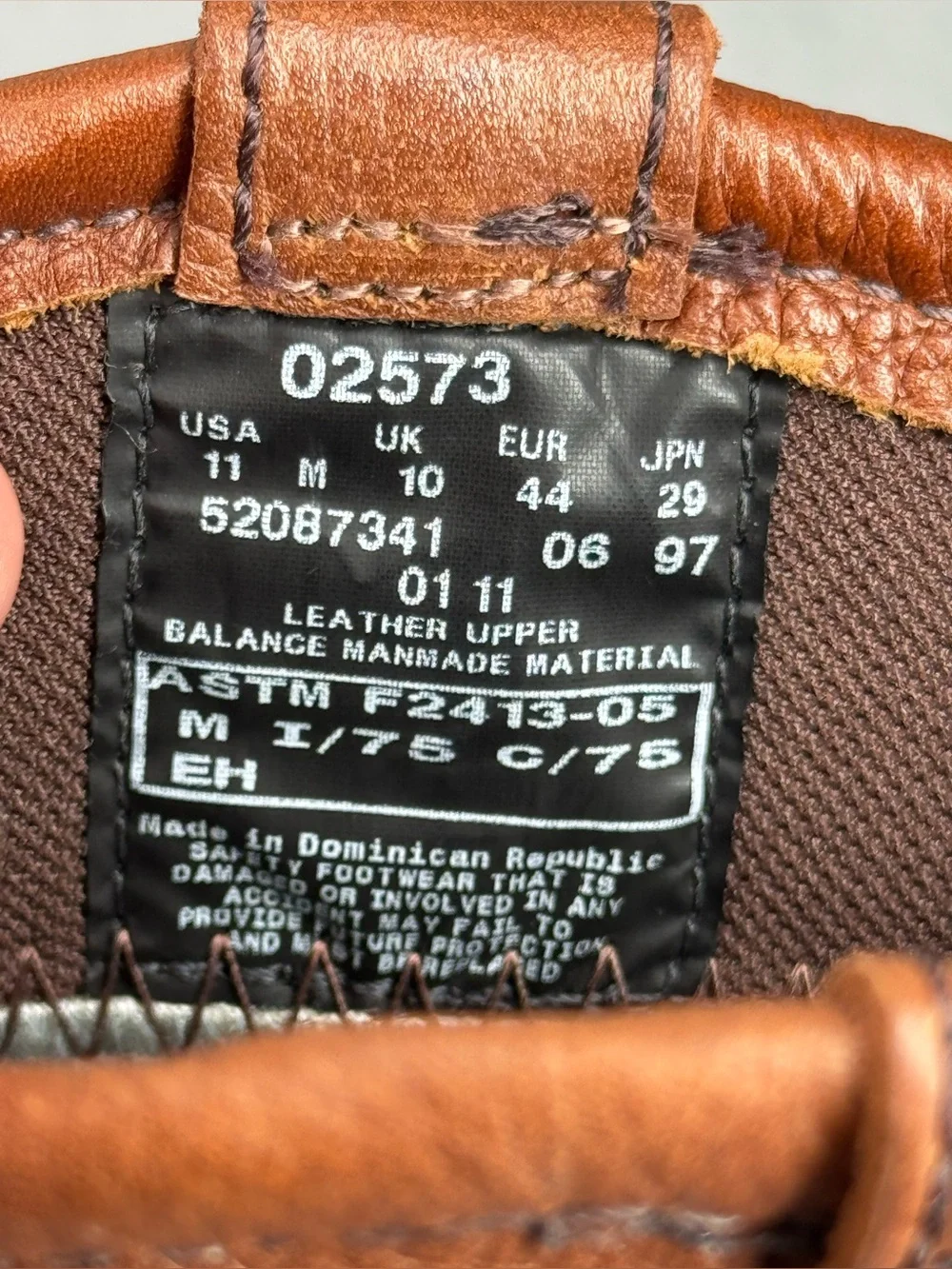 Wolverine Goretex Durashocks Steel Toe Brown Leather Pull-On Work Boots 11
